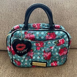 Betsy Johnson cosmetic bag USED USED USED